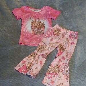 Pink 'Fries Before Guys' Outfit